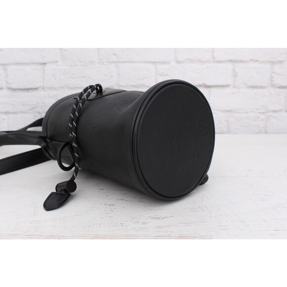 Louis Vuitton Chalk Nano Bucket Bag Monogram Shadow Leather Crossbody A4283 - Picture 10 of 11